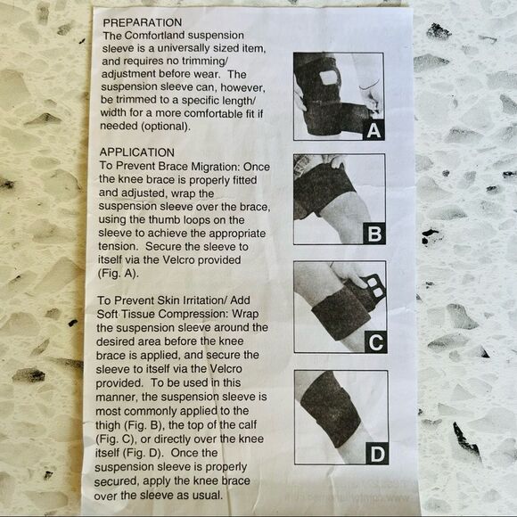 COMFORT LAND Suspension Sleeve CK-007 NWT - Picture 3 of 4